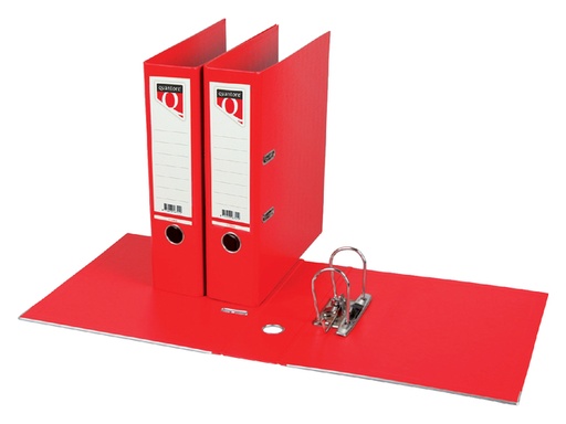[110063] Classeur à levier Quantore A4 80mm PP rouge