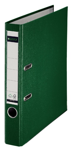 [502184] Classeur à levier Leitz 1015 180° A4 50mm PP vert