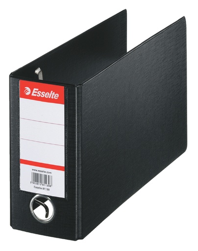 [500313] Classeur bancaire Esselte 16x28cm 80mm PP noir