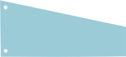 [504325] Bande de séparation Oxford trapézoïdales 240x105/55mm 190g bleu 100 pièces