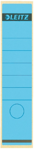 [504263] Rugetiket Leitz breed/lang 62x285mm zelfklevend blauw 10 stuks