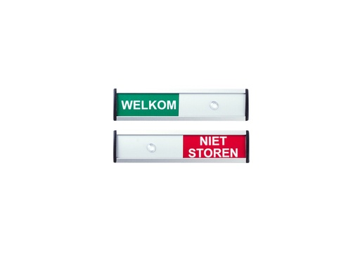 [921337] Plaque Welkom/Niet storen 125x30mm