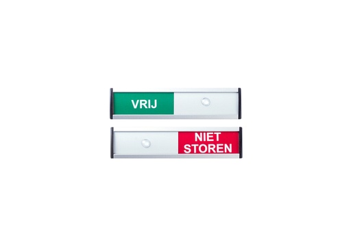 [921338] Infobord vrij/niet storen 125x30mm