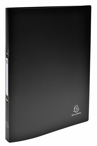[256011] Classeur à 2 anneaux Exacompta A4 méc-O 15mm PP noir