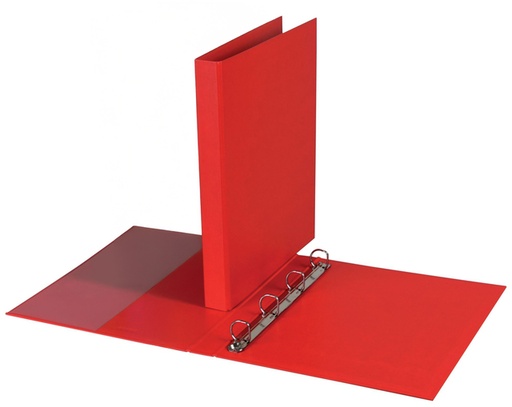 [268810] Classeur 4 anneaux Quantore méc-D 20mm PP rouge