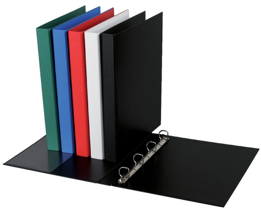 [268833] Classeur 4 anneaux Quantore A4 méc-D 20mm PP assorti