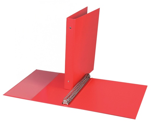 [268815] Classeur 23 anneaux Quantore A4 méc-O 19mm PP rouge