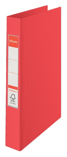 [265882] Ringband Esselte Vivida A4 19mm 30% gerecycled PP folie rood