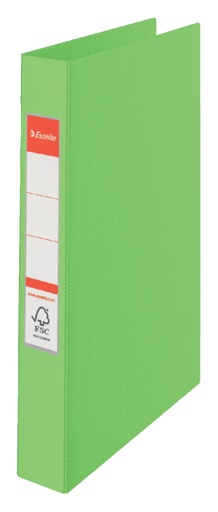 [265884] Ringband Esselte A4 23-rings O-mech 19mm PP groen