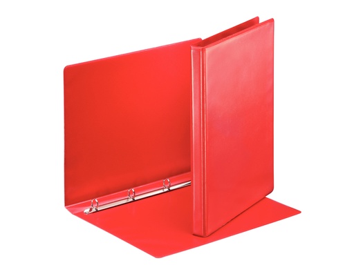 [265722] Classeur panorama Esselte Essentials A4 4 anneaux méc-O 16mm rouge