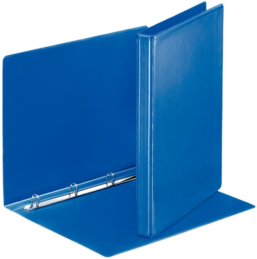 [265723] Classeur panorama Esselte Essentials A4 4 anneaux méc-O 16mm bleu
