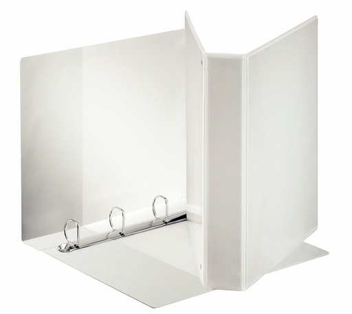 [265741] Classeur panorama Esselte Essentials A4 4 anneaux méc-D 40mm blanc