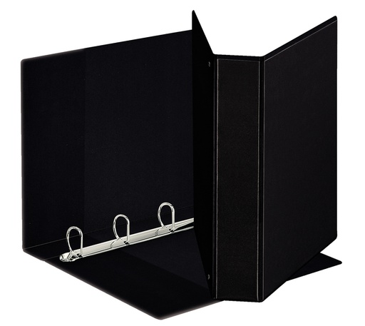 [265791] Classeur panorama Esselte A4 4 anneaux méc-D 30mm PP noir