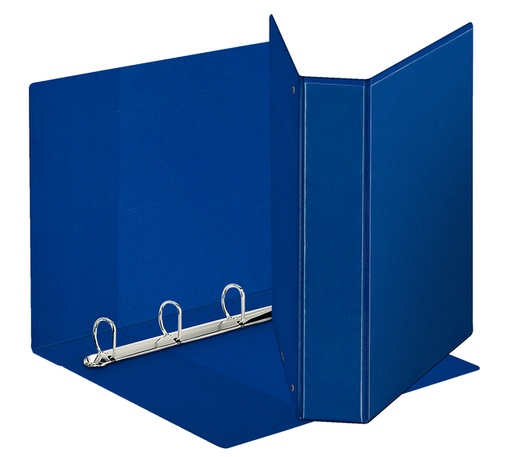 [265793] Classeur panorama Esselte A4 4 anneaux méc-D 30mm PP bleu