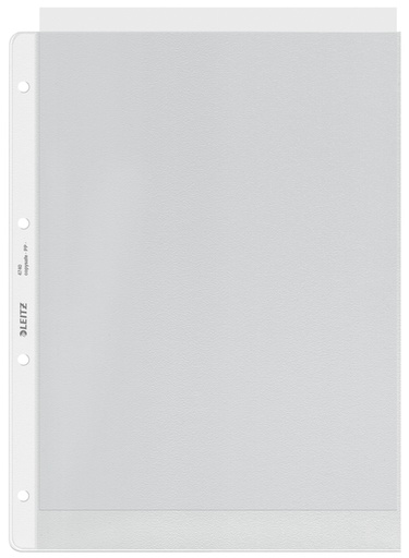 [510532] Pochette Leitz Premium Copy safe A4 4 perforations PP 0,12mm transparent 100 pièces