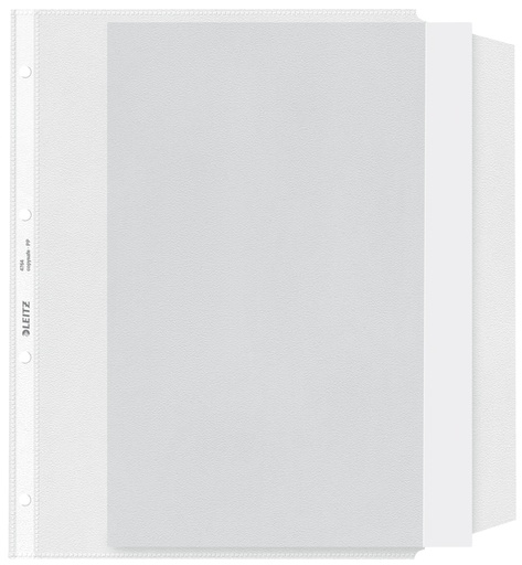 [510541] Showtas Leitz Premium met klep copy safe 0.13mm PP A4 transparant 50 stuks