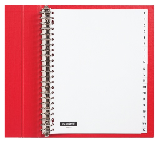 [270528] Intercalaire Quantore 23 perforationns 20 onglets A-Z PP blanc