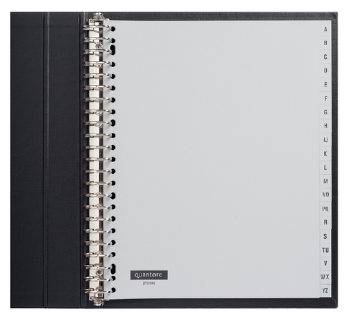 [270386] Intercalaire Quantore A4 23 perforations 20 onglets A-Z  Extra large gris