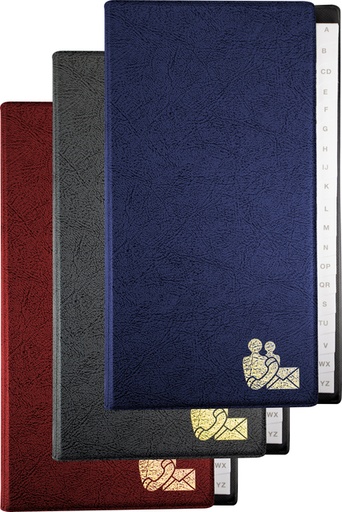 [320224] Registre téléphonique Kangaro 215x130mm  A-Z 4 anneaux assorti