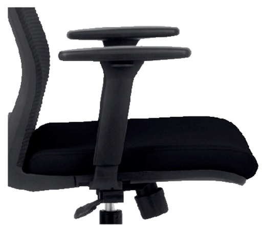 [485630] Accoudoir Euroseats Evora réglable noir 2 pièces