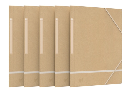 [512630] Boîte à élastique Oxford Touareg A4 35mm 500g beige/blanc