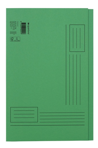 [510024] Chemise Quantore Folio bord décalé 250g vert