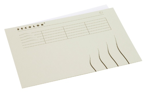 [522340] Vouwmap Secolor A4 100% gerecycled karton 250gr grijs