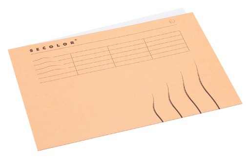 [522346] Vouwmap Secolor A4 100% gerecycled karton 250gr beige