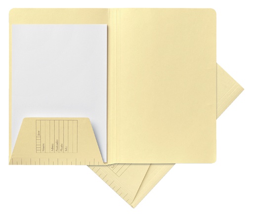 [522302] Chemise Quantore spéciale A4  310x230/230mm jaune clair