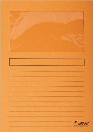 [511116] Venstermap Exacompta Forever L-model 120gr oranje 100 stuk