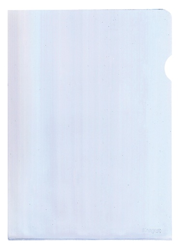 [106328] Pochette modèle L Kangaro A4 PVC 0,18mm transparent 25 pièces