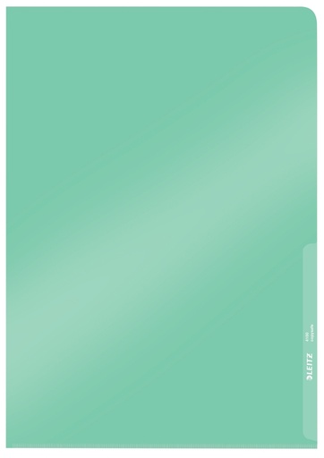 [502970] Pochette modèle L Leitz Premium Copysafe A4 PVC 0,15mm vert 100 pièces