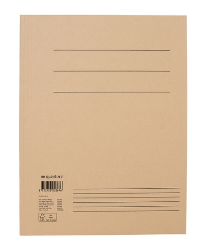 [510114] Dossiermap Quantore A4 300gr chamois