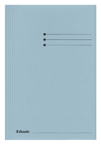 [510020] Chemise à 3 rabats Esselte folio manille 275g bleu