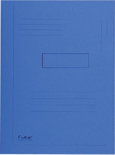 [510873] Dossiermap Exacompta Forever A4 2 kleppen 290gr blauw