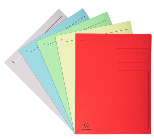 [510916] Dossiermap Exacompta Forever A4 3 kleppen 280gr assorti