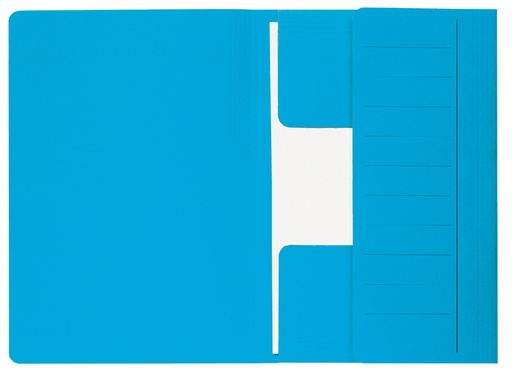 [512803] Dossiermap Djois Secolor Mammoet folio 3 kleppen 250gr recycled 360x250mm blauw