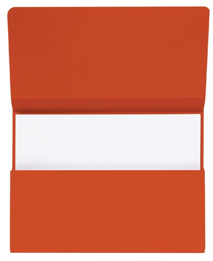 [510302] Pochette Secolor Folio carton 100% recyclé 250g rouge