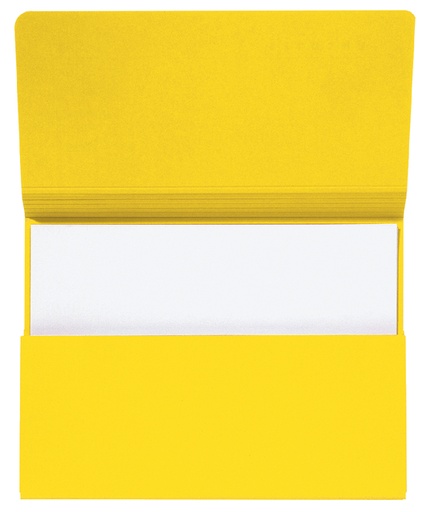 [510305] Pocketmap Secolor folio 100% gerecycled karton 250 gr geel