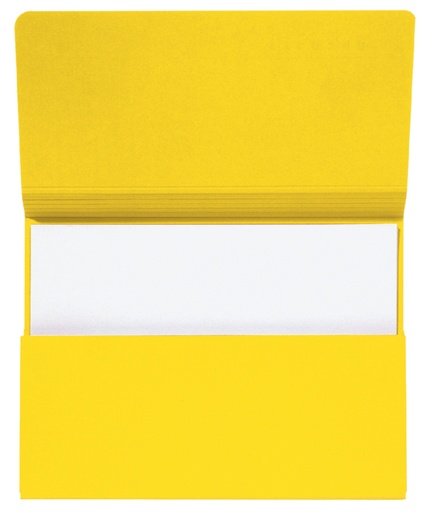 [510305] Pocketmap Secolor folio 100% gerecycled karton 250 gr geel