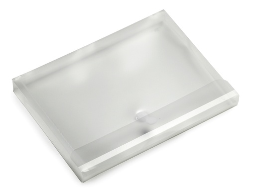 [512448] Enveloptas Europel A4 330x250x30mm dwars PP transparant wit