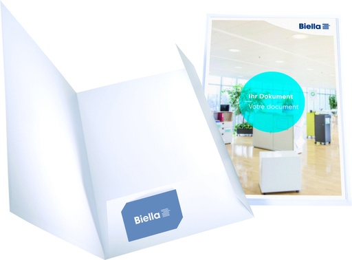 [512400] Offertemap Pearl 1 A4 met insteektas 2 flappen wit