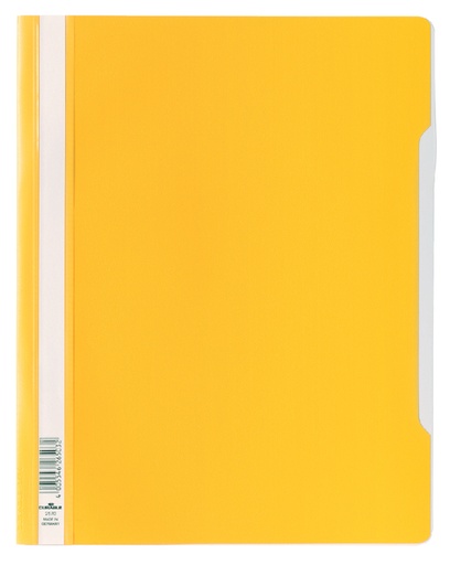 [512305] Chemise à lamelle Durable A4 PVC jaune
