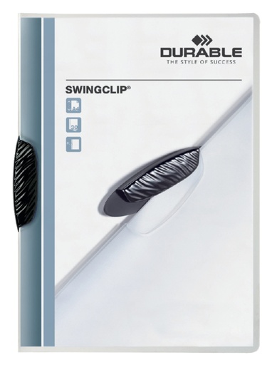 [511191] Chemise à clip Durable Swingclip 30 feuilles noir