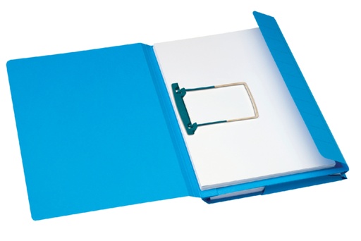 [510318] Dossier Combi Secolor Folio 1 rabat carton recyclé 270g bleu