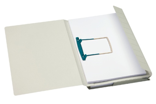 [510319] Dossier Combi Secolor Folio 1 rabat carton recyclé 270g gris