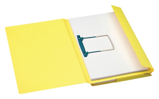 [512855] Dossier Combi Secolor A4 carton 100% recyclé 250g jaune