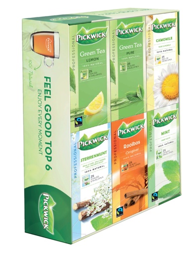 [890397] Thee Pickwick multipack original 6x25st feel good