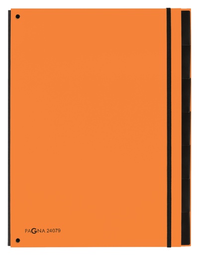 [502976] Trieur Pagna Trend A4 7 intercalaires orange