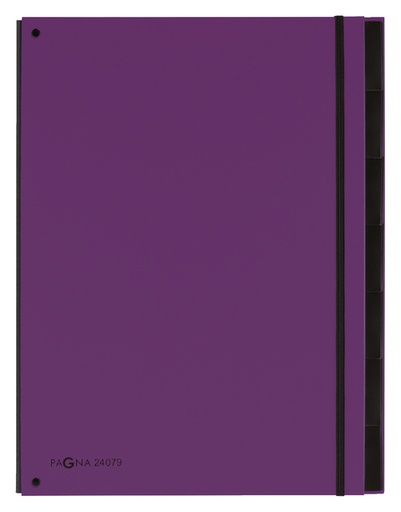 [502977] Sorteermap Pagna Trend A4 7 tabs lila